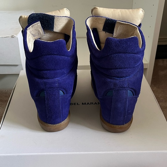 Isabel Marant Blue Bekett sneakers - Picture 3 of 6